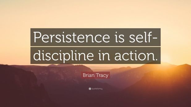 Brian-Tracy-Persistence-is-self-discipline-in-action